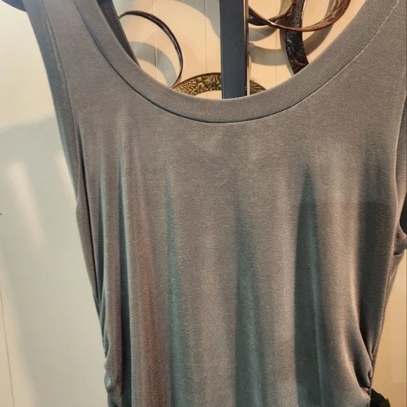 BOSTON PROPER Form Fitting Acetate Tank Dress - Picture 3 of 11